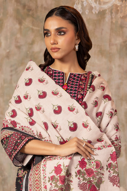 Embroidered Kurta Dupatta - 3146
