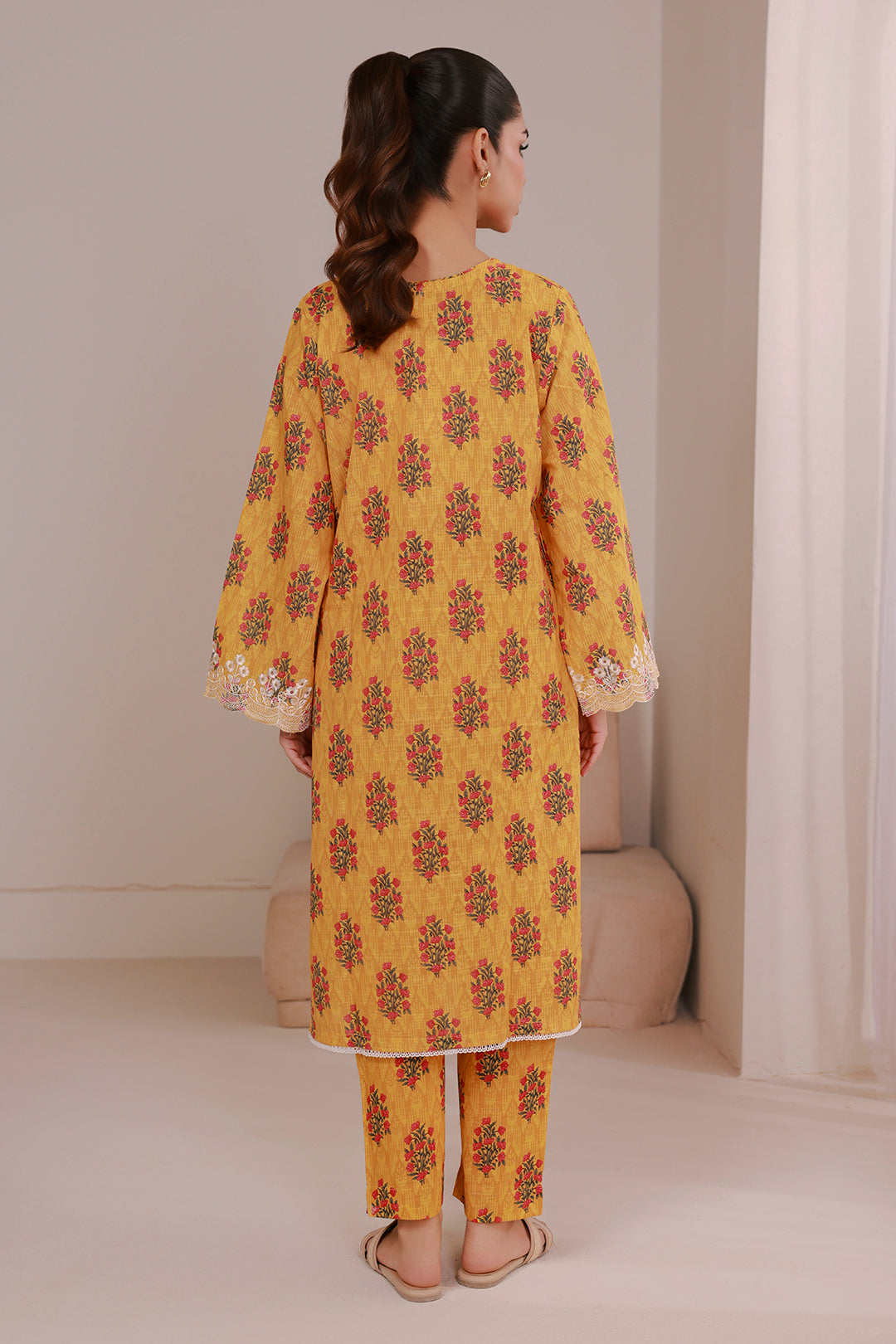 Embroidered Kurta Trouser - 3150