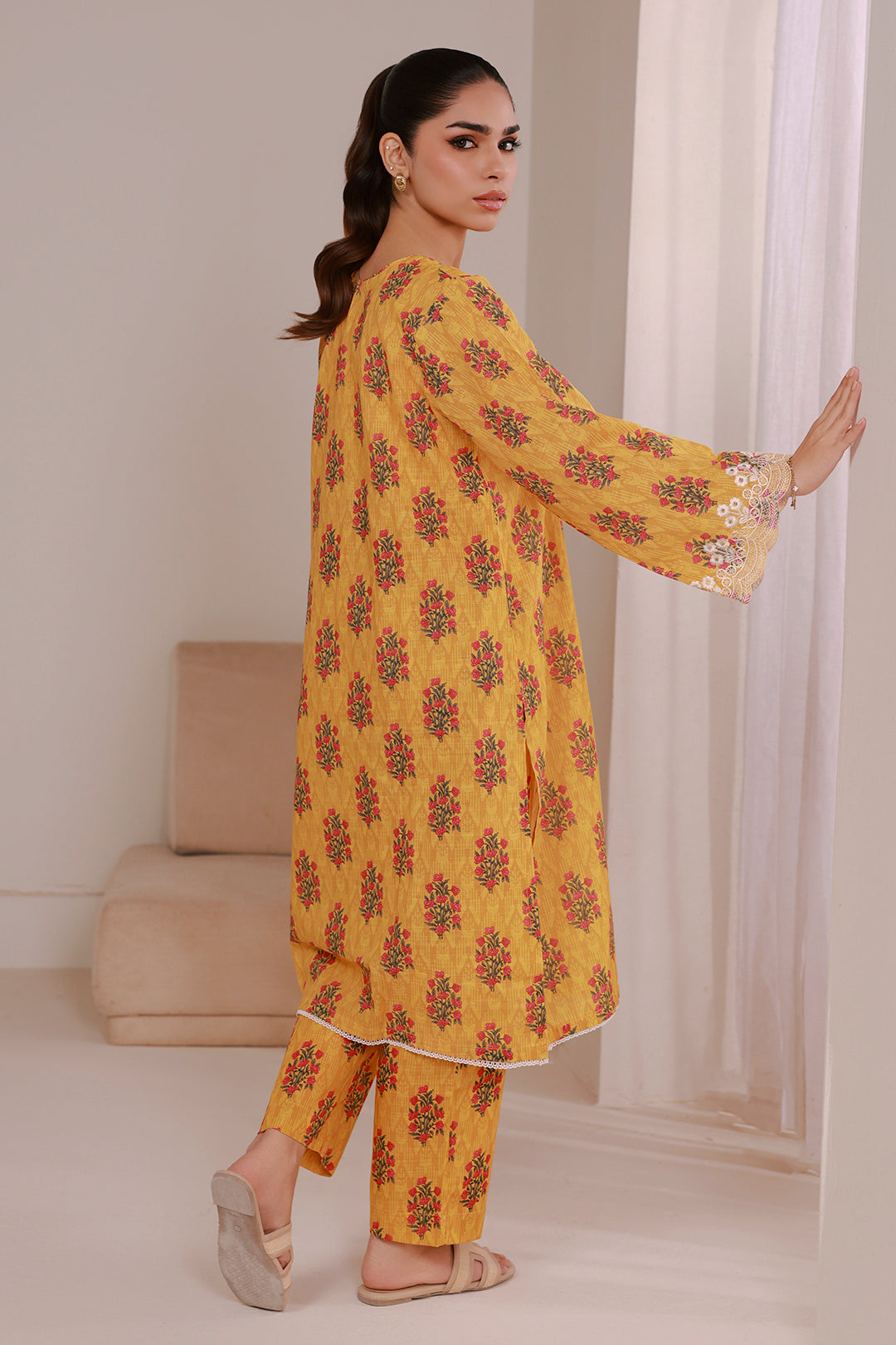 Embroidered Kurta Trouser - 3150