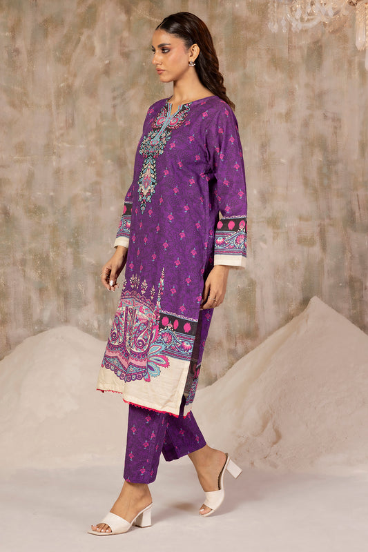 Embroidered Kurta Trouser - 3170