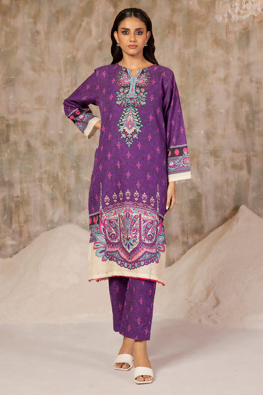 Embroidered Kurta Trouser - 3170