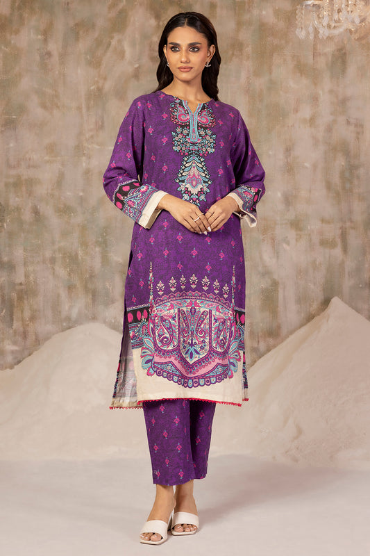 Embroidered Kurta Trouser - 3170