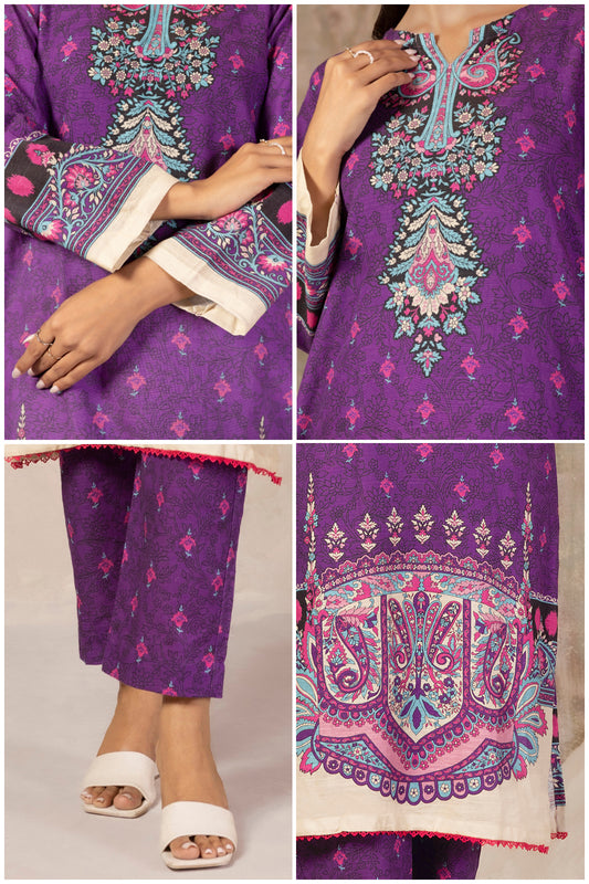Embroidered Kurta Trouser - 3170