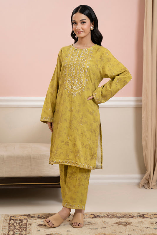 Embroidered Kurta Trouser - 3171