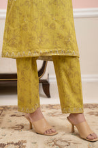 Embroidered Kurta Trouser - 3171