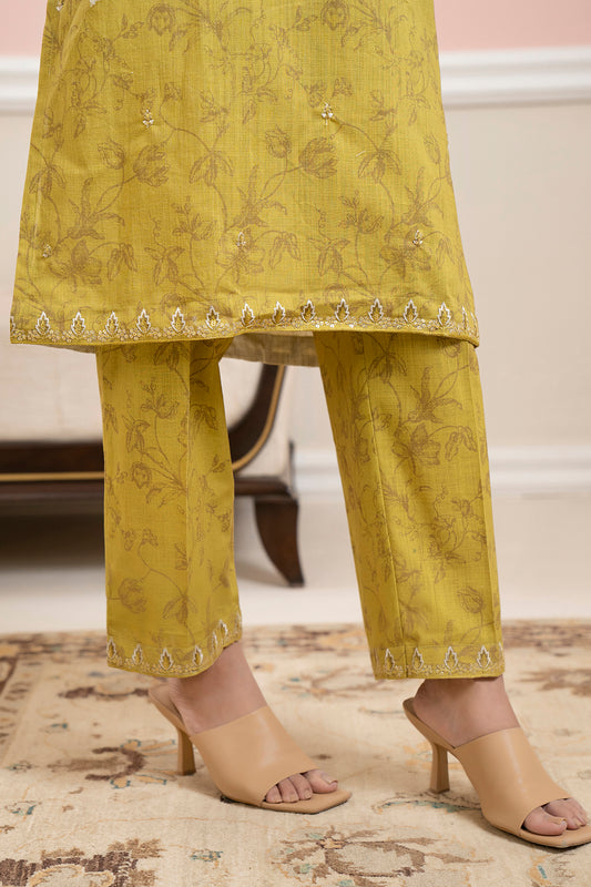 Embroidered Kurta Trouser - 3171