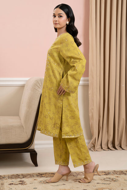 Embroidered Kurta Trouser - 3171