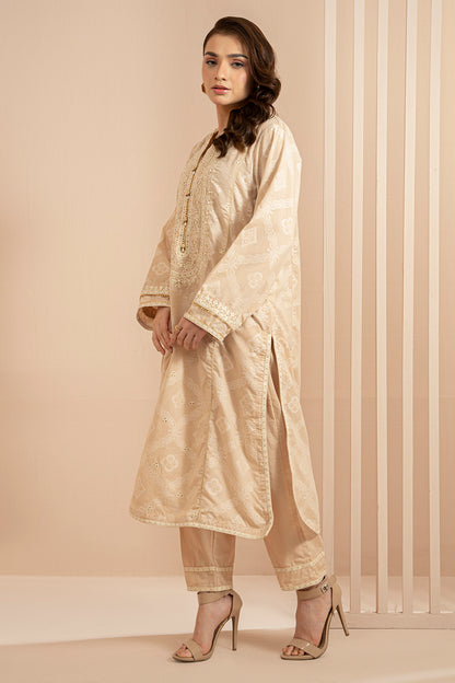 Embroidered Kurta Trouser - 3344