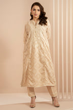 Embroidered Kurta Trouser - 3344