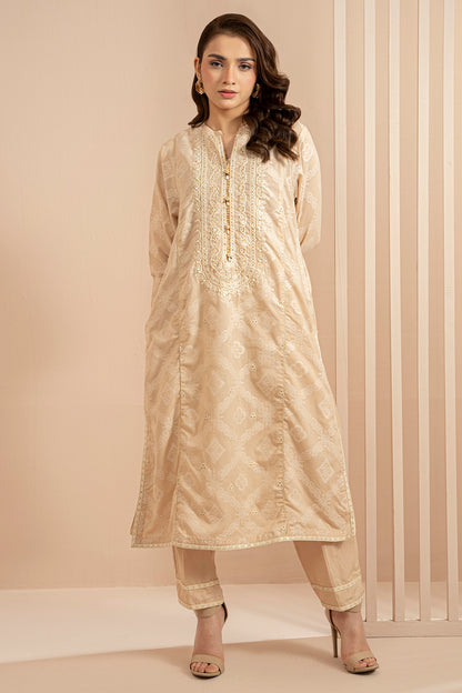 Embroidered Kurta Trouser - 3344