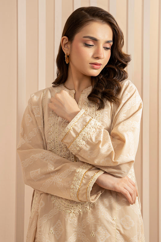Embroidered Kurta Trouser - 3344