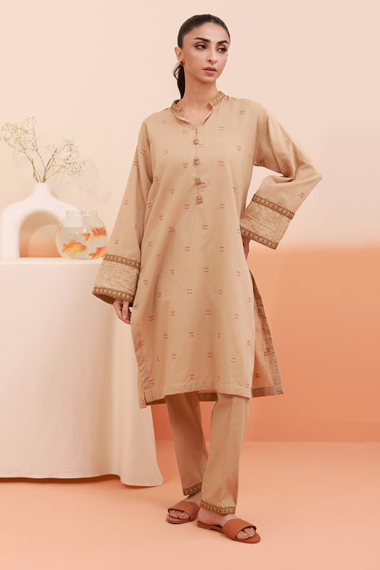 Embroidered Kurta Trouser - 3346