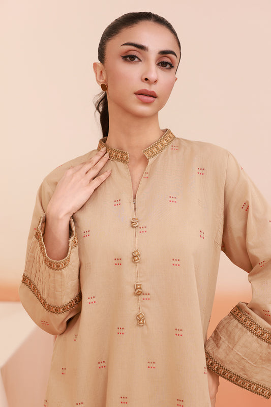 Embroidered Kurta Trouser - 3346