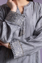 Embroidered Kurta Trouser - 3347