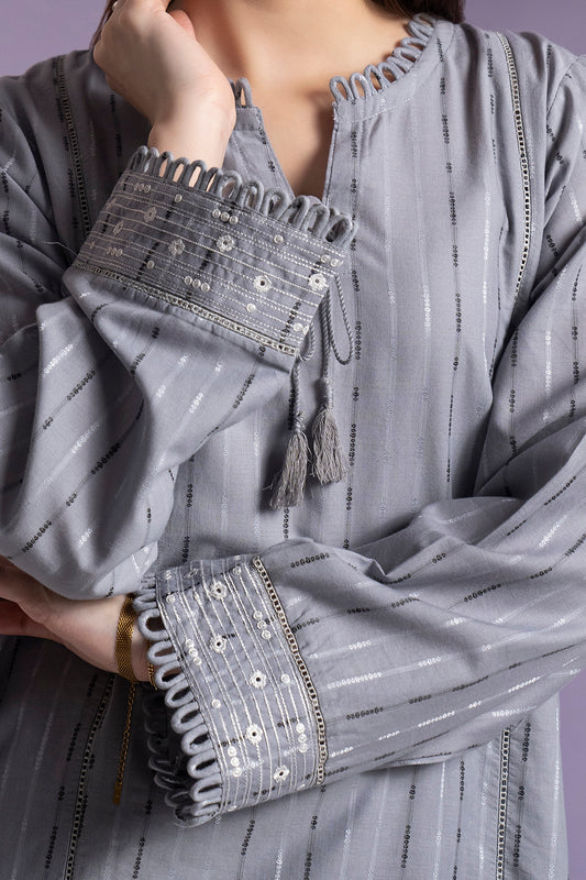 Embroidered Kurta Trouser - 3347