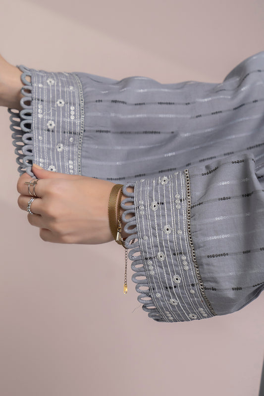 Embroidered Kurta Trouser - 3347