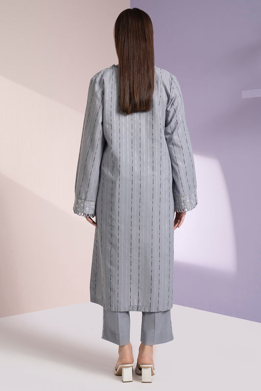 Embroidered Kurta Trouser - 3347