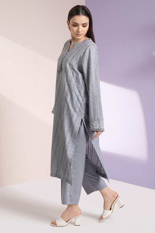 Embroidered Kurta Trouser - 3347