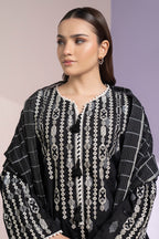 Embroidered Kurta Dupatta - 3349