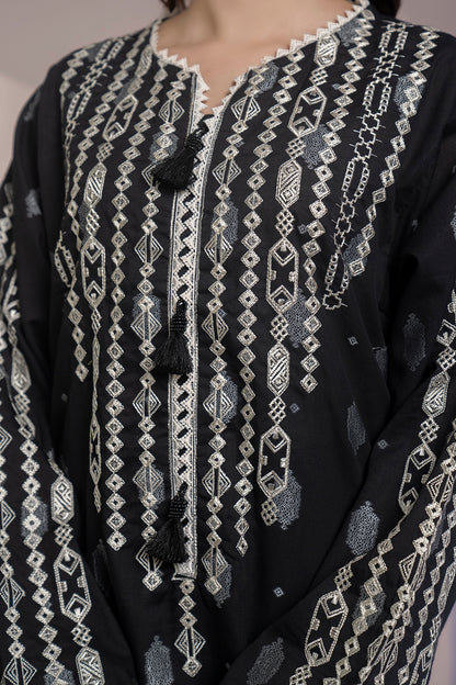 Embroidered Kurta Dupatta - 3349