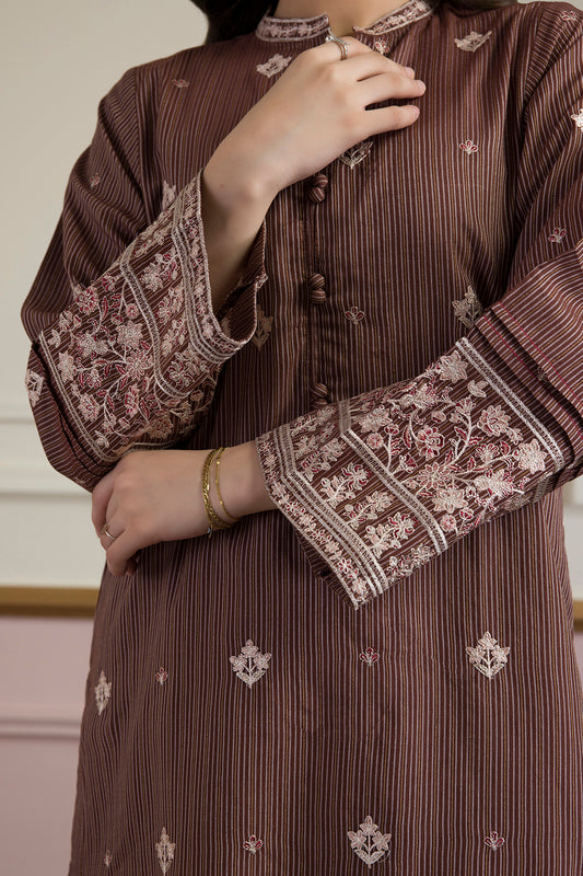 Embroidered Kurta Trouser - 3362
