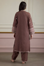 Embroidered Kurta Trouser - 3362