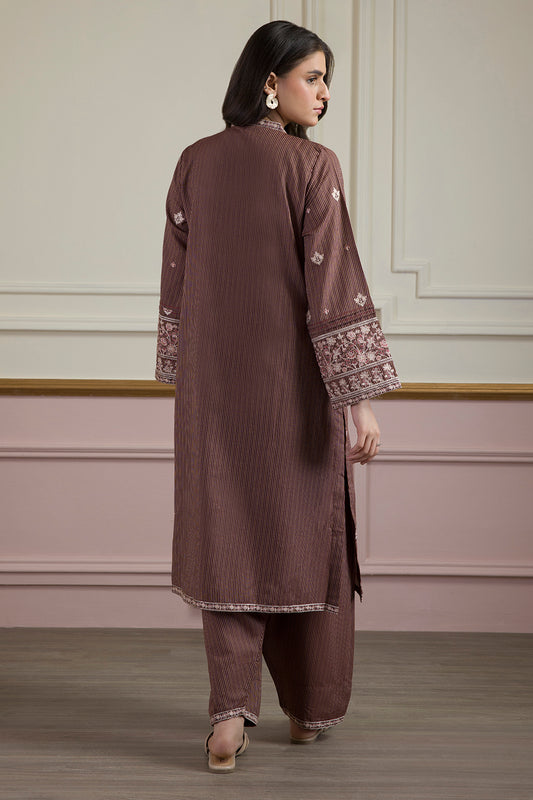 Embroidered Kurta Trouser - 3362
