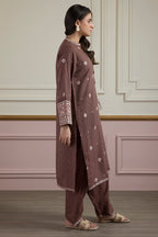 Embroidered Kurta Trouser - 3362