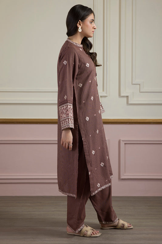 Embroidered Kurta Trouser - 3362
