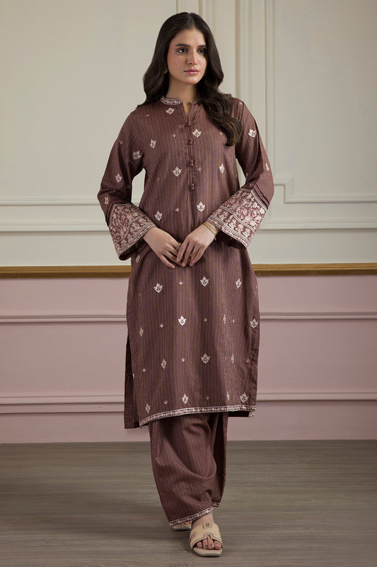 Embroidered Kurta Trouser - 3362