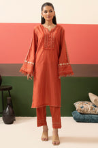 Embroidered Kurta Trouser - 3363