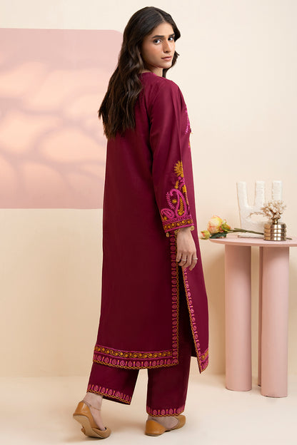 Embroidered Kurta Trouser - 3364