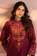 Embroidered Kurta Trouser - 3364