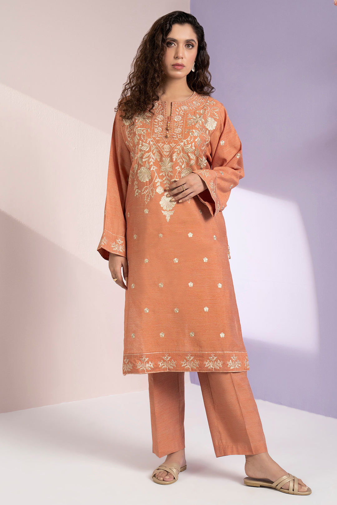 Embroidered Kurta Trouser - 3365