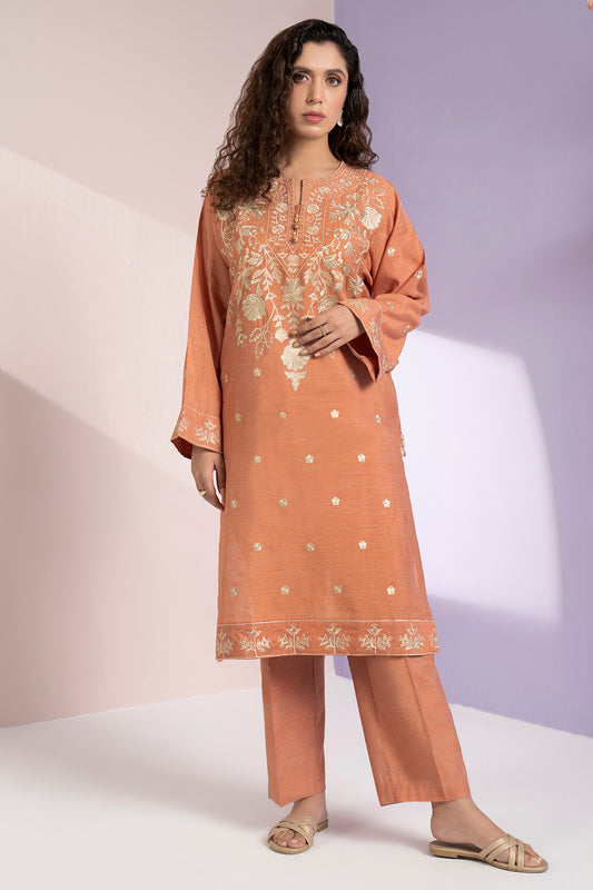 Embroidered Kurta Trouser - 3365