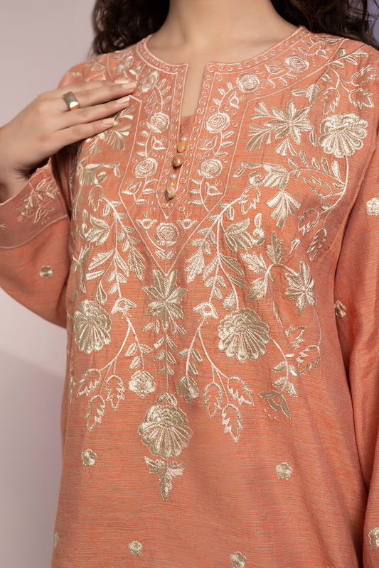 Embroidered Kurta Trouser - 3365