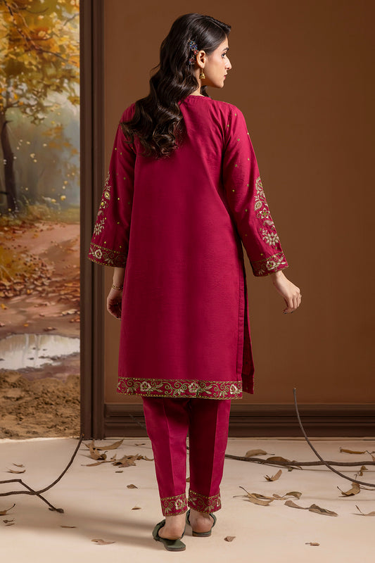 Embroidered Kurta Trouser - 3366