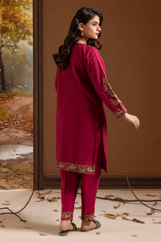 Embroidered Kurta Trouser - 3366