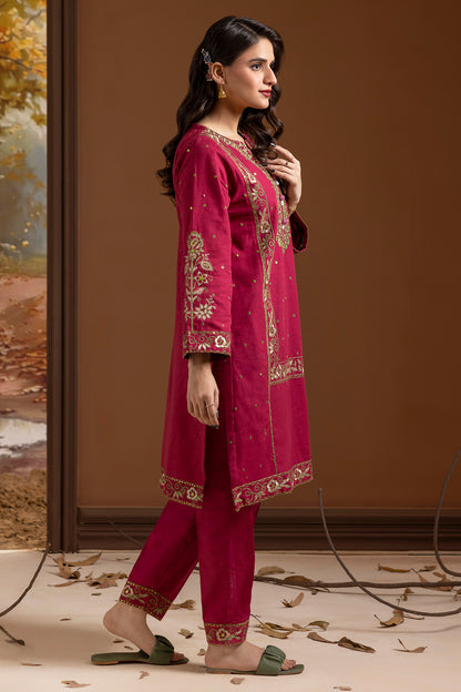 Embroidered Kurta Trouser - 3366