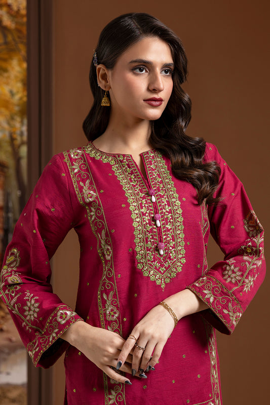 Embroidered Kurta Trouser - 3366