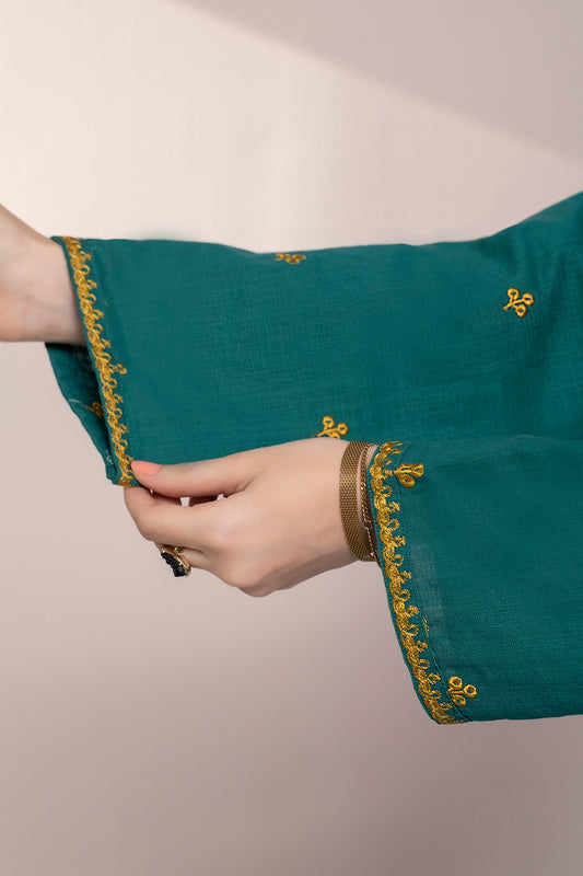 Embroidered Kurta Trouser - 3367