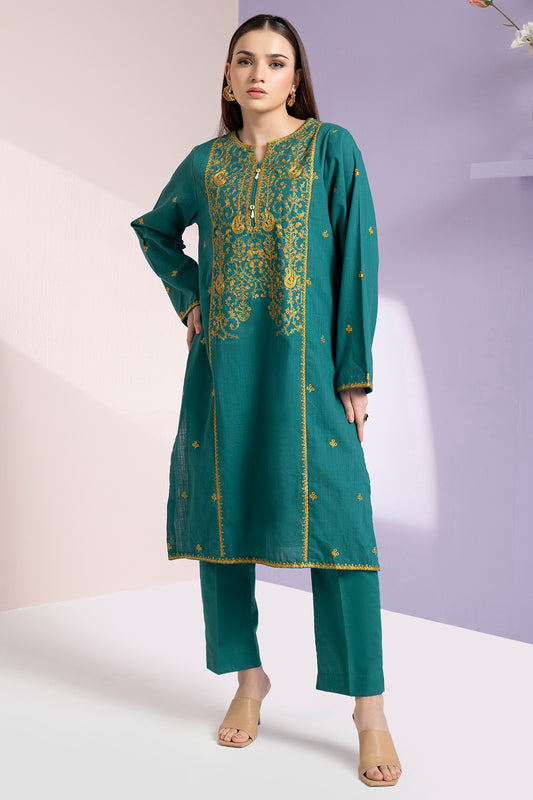 Embroidered Kurta Trouser - 3367