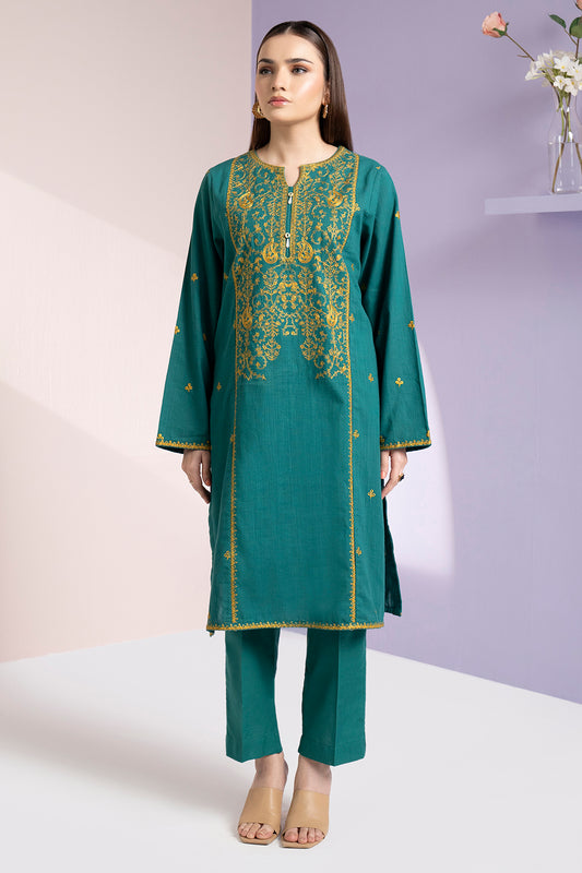 Embroidered Kurta Trouser - 3367