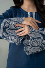 Embroidered Kurta Trouser - 3368