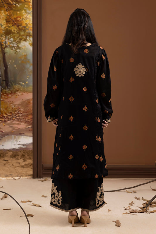 Embroidered Kurta Trouser - 3369