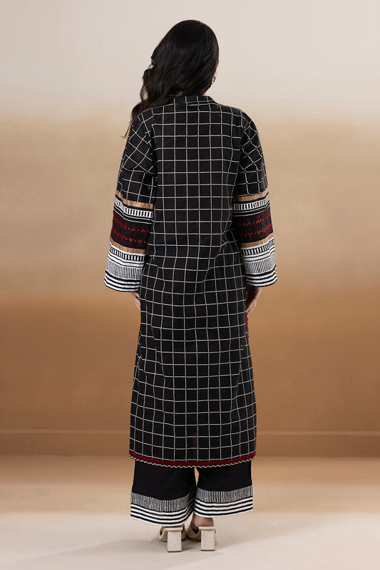 Embroidered Kurta Trouser - 3384