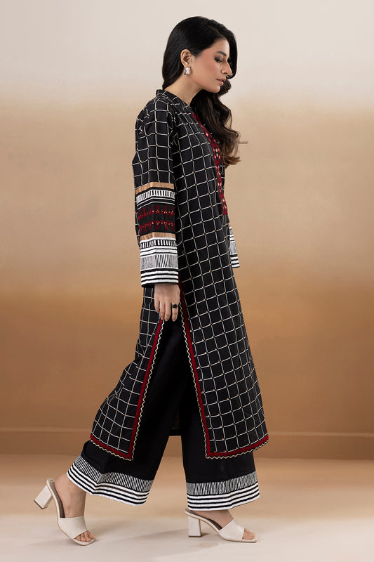 Embroidered Kurta Trouser - 3384