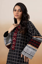 Embroidered Kurta Trouser - 3384