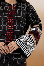 Embroidered Kurta Trouser - 3384