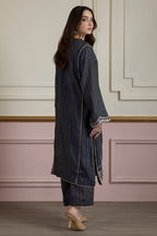 Embroidered Kurta Trouser - 3386